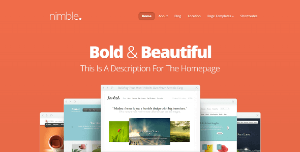 Nimble – Big, Bold, And Beautiful Theme Nimble – Big, Bold, And Beautiful Theme