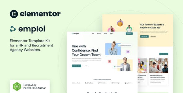 Emploi – Human Resources & Recruitment Agency Elementor Template Kit Emploi – Human Resources & Recruitment Agency Elementor Template Kit