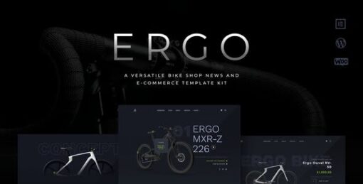 ERGO – Bike & Cycling WooCommerce Elementor Template Kit