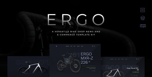 ERGO – Bike & Cycling WooCommerce Elementor Template Kit ERGO – Bike & Cycling WooCommerce Elementor Template Kit