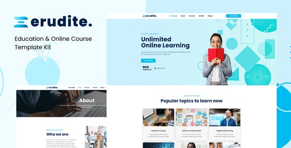 Erudite – Education & Online Course Elementor Template Kit Erudite – Education & Online Course Elementor Template Kit