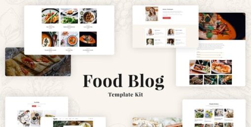 Especio – Food Blog Elementor Pro Template Kit