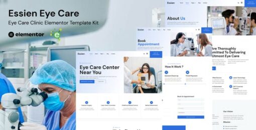 Essien – Eye Care Clinic Elementor Template Kit
