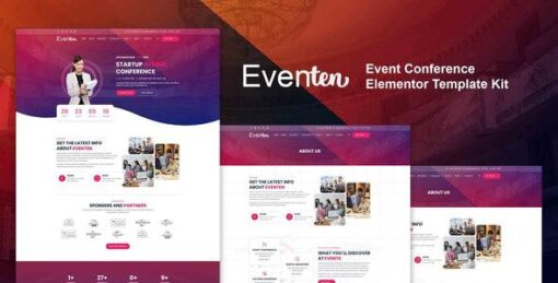 Eventen – Event Conference Elementor Pro Template Kit