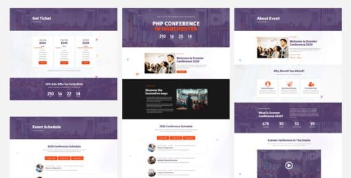Eventer – Meetup & Conference Elementor Template Kit