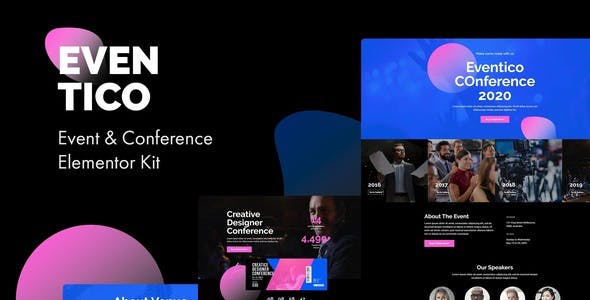 Eventico – Event & Conference Elementor Template Kit Eventico – Event & Conference Elementor Template Kit