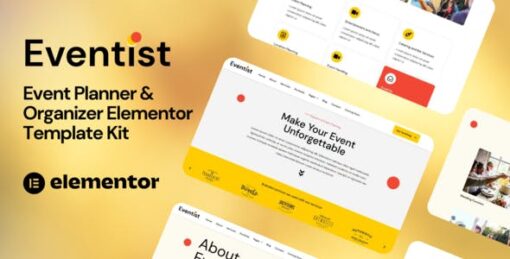 Eventist – Event Planner & Organizer Elementor Template Kit