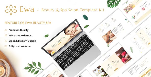 Ewa – Beauty & Spa Salon Elementor Template Kit Ewa – Beauty & Spa Salon Elementor Template Kit