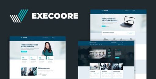 Execoore – Tech & Fintech Crypto Elementor Template Kit