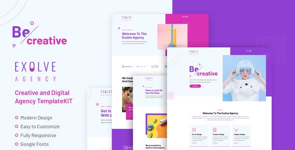 Exolve | Creative Portfolio Elementor Template Kit Exolve | Creative Portfolio Elementor Template Kit