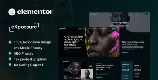 Expossure – Photography & Portfolio Elementor Template Kit