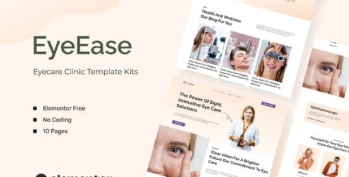 EyeEase – Eyecare Clinic Template Kits