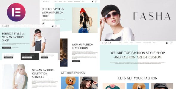 Fasha – Woman Fashion & Shop eCommerce Elementor Template Kit Fasha – Woman Fashion & Shop eCommerce Elementor Template Kit