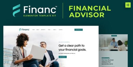 Financ – Financial Advisor Elementor Template Kit