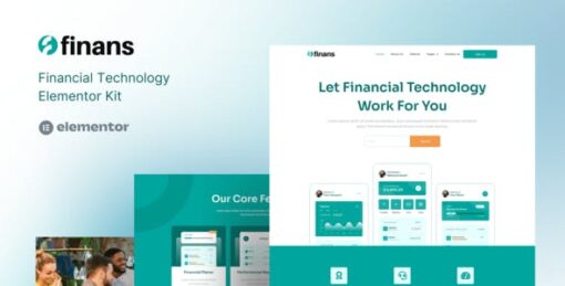 Finans – Financial Technology Elementor Pro Template Kit