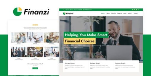 Finanzi – Finance & Business Elementor Template Kit