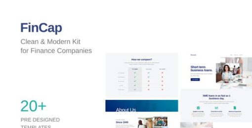 FinCap – Finance Template Kit