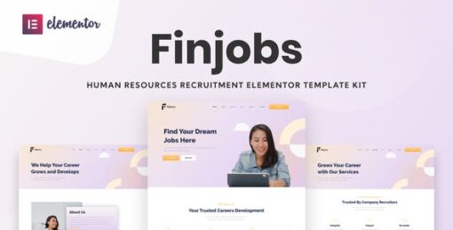 Finjobs – Human Resource Elementor Template Kit