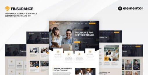 Finsurance – Insurance Agency & Finance Template Kit