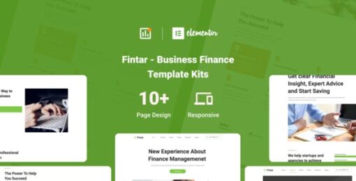 Fintar – Finance Management Elementor Template Kit