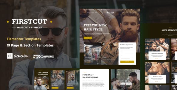 FirstCut – Barbershop & Men’s Grooming Elementor Template Kit FirstCut – Barbershop & Men’s Grooming Elementor Template Kit