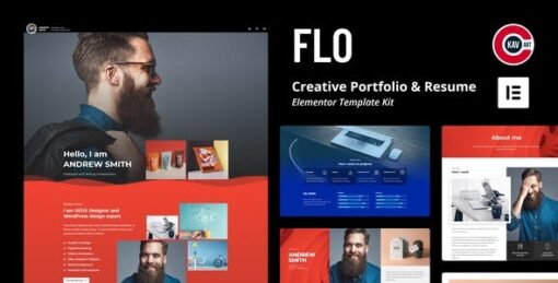 FLO – Creative Portfolio & Resume Template Kit