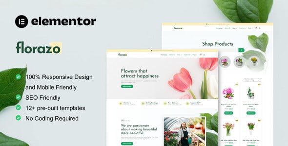 Florazo – WooCommerce Florist & Flower Shop Elementor Template Kit Florazo – WooCommerce Florist & Flower Shop Elementor Template Kit