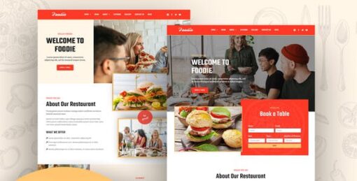 Foodie – Fast Food Elementor Template Kit