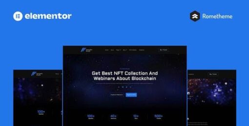 Fortynes – NFTs Conference Elementor Pro Full Site Template