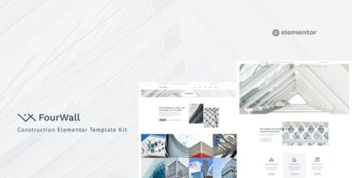FourWall – Construction Elementor Template Kit