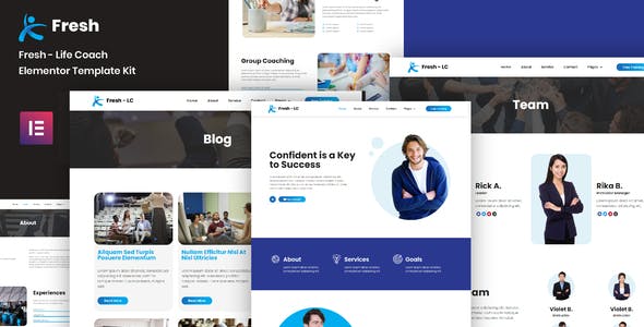 Fresh – Life Coach Elementor Template Kit Fresh – Life Coach Elementor Template Kit