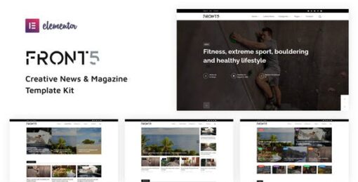 FrontFive – Creative News & Magazine Template Kit