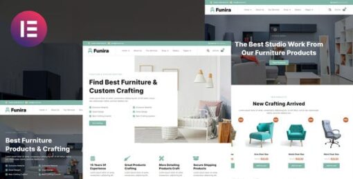 Funira – Custom Craft Furniture Elementor Template Kit