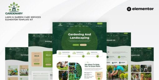 Gardenary – Lawn Garden Care Services Elementor Template Kit