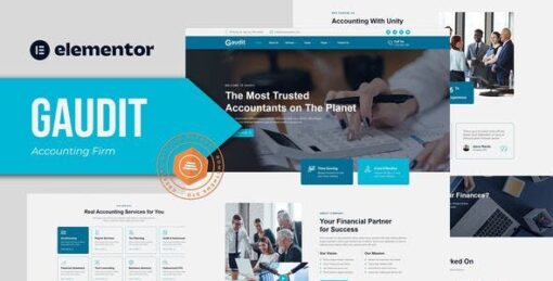 Gaudit – Accounting Firm Elementor Template Kit