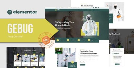 Gebug – Pest Control Service Elementor Template Kit