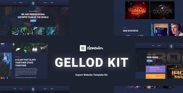Gellod – Esport Gaming Elementor Template Kit Gellod – Esport Gaming Elementor Template Kit