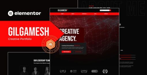 Gilgamesh – Creative Portfolio Elementor Template Kit