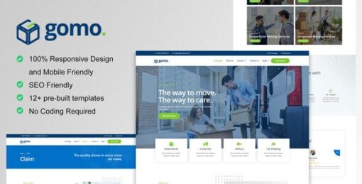 Gomo – Moving Company Elementor Template Kit