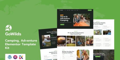 Gowilds – Travel & Tour Booking Elementor Template Kit