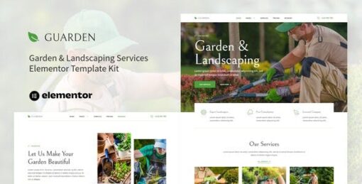 Guarden – Garden & Landscaping Services Elementor Template Kit