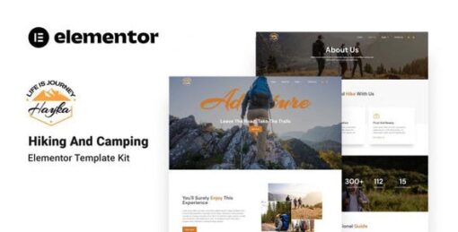 Hayka – Hiking & Camping Elementor Template Kit