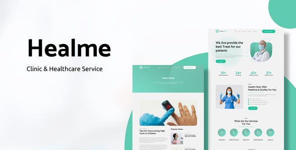 Healme – Clinic & Healthcare Service Elementor Template Kits Healme – Clinic & Healthcare Service Elementor Template Kits