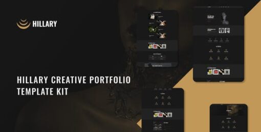 Hillary – Creative Portfolio Elementor Template Kit