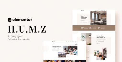 Humz – Property Agent Elementor Template Kit