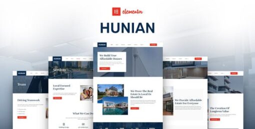 Hunian – Real Estate Elementor Template Kit