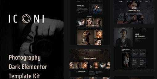 Iconi – Photography & Portfolio Elementor Template Kit