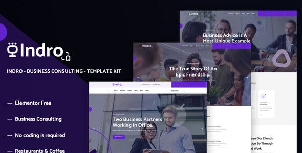 Indro – Business Consulting Elementor Template Kit Indro – Business Consulting Elementor Template Kit