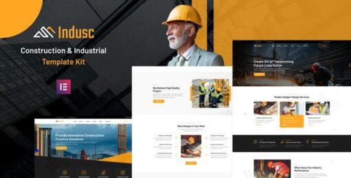 Indusc – Construction & Industrial Elementor Template Kit