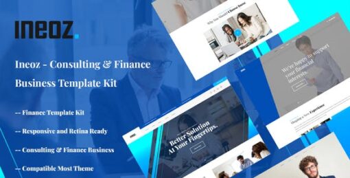 Ineoz – Consulting & Finance Business Elementor Template Kit